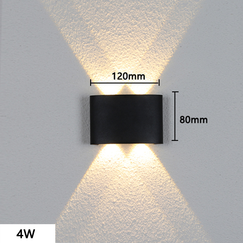 Viento moderno muy minimalista exterior l lámpara de pared de patio hotel interior creativo pasillo escalera pasillo iluminación de sala de estar