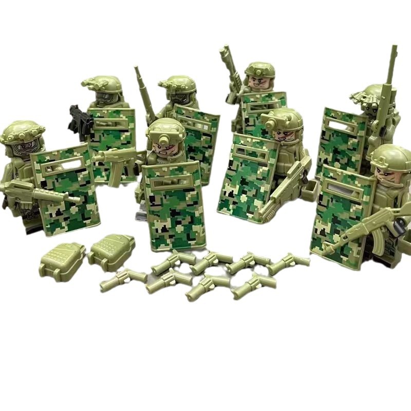 Special Forces Building Block Figures, Modern Military Building Blocks, Swat Mini Figures, Armed Forces Children's Educational Toys