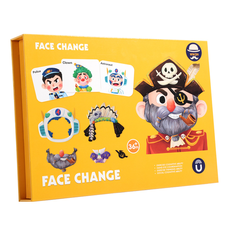 Caja de regalo magnética portátil para niños Jardín de infantes Puzzle Puzzle image 6