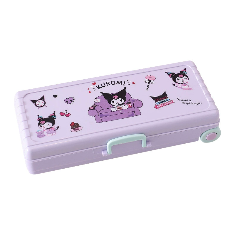 Sanrio, пенал, двойной слой детский универсальный чемодан для начальной школы