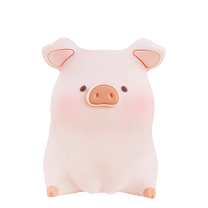 Lulu Pat cerdo decoración de la luz regalo de cumpleaños para la novia Internet celebridad luz de la noche regalo del Día del Maestro de silicona luz de la noche