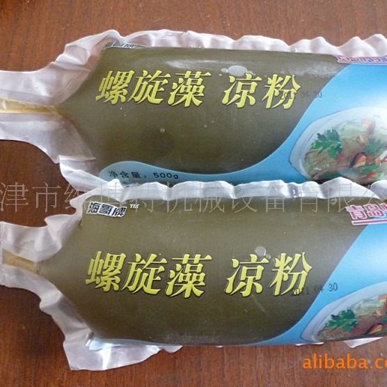 袋装绿豆凉粉、海藻凉粉，豌豆凉粉等液体物料的灌装封口机