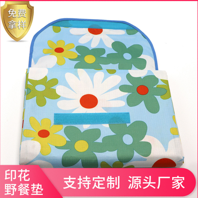 Customized foreign trade printed picnic mat waterproof Oxford cloth…