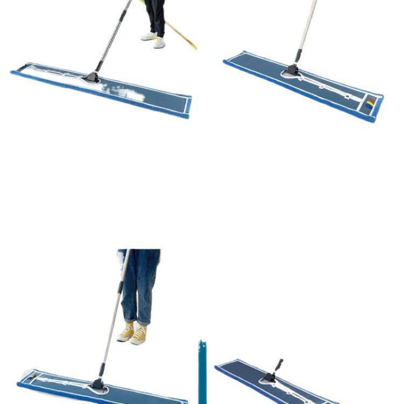 Mopo plana grande trapeador limpiador de polvo empuje hotel hospital comercial un trapeador de tela limpia