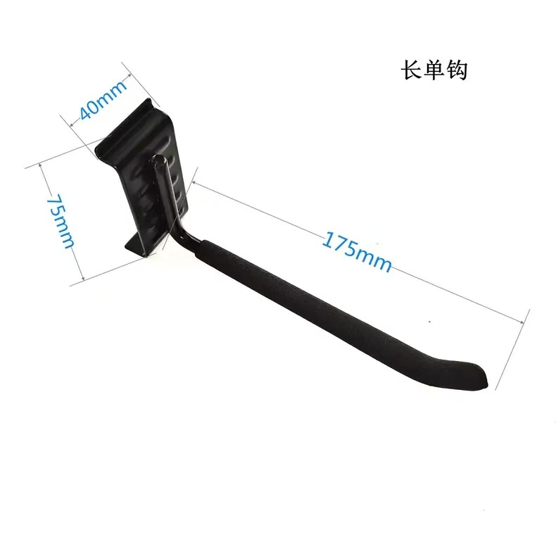 gancho de placa de ranura transfronteriza para almacenamiento de pared pesada percha metálica para herramientas de jardín para colocar ganchos de pared para objetos pesados tipo de pared image 18