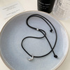 Minimalistic necklace, design advanced chain for key bag , high-quality style