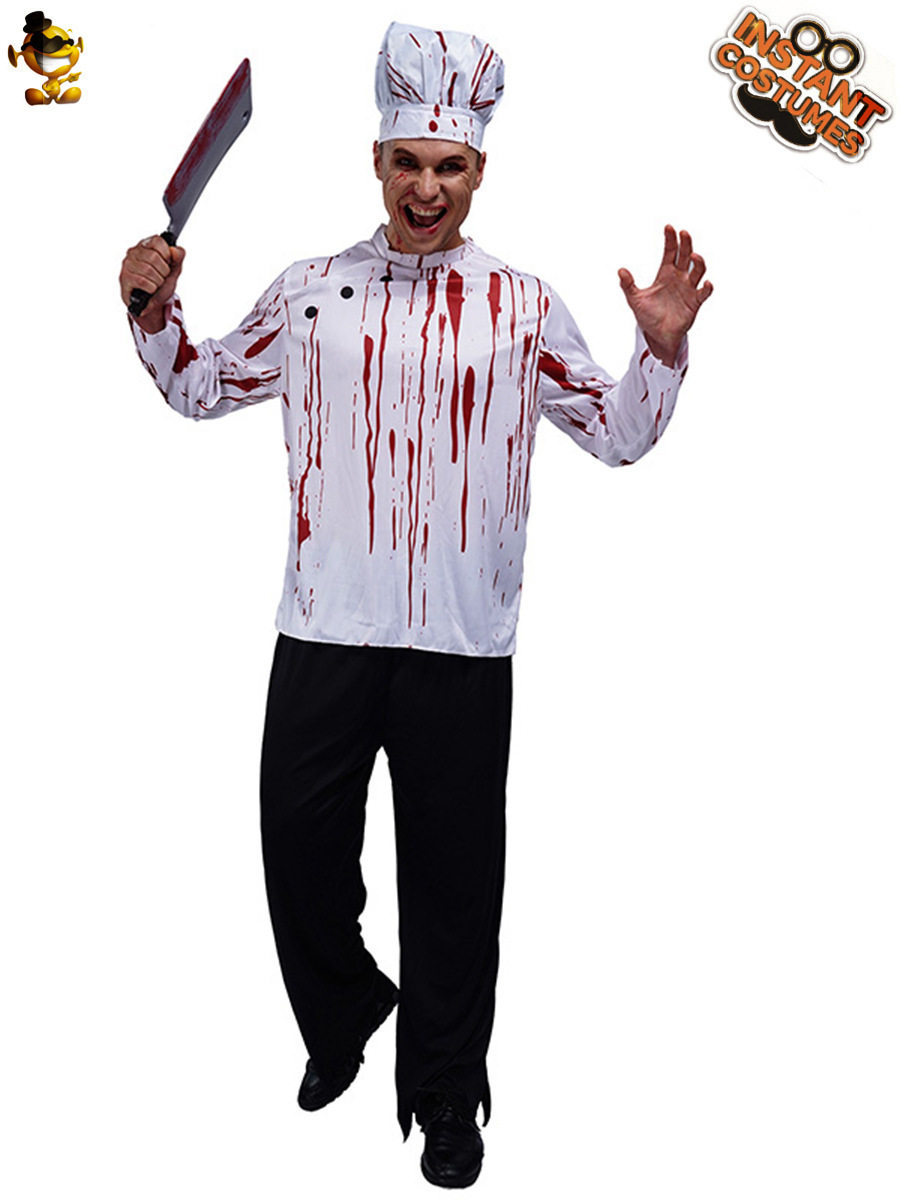 Nuevos hombres grandes horror sangriento Doctor traje ropa de fiesta de Halloween traje de la etapa de rendimiento traje Cosplay ropa