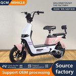 实力工厂跨境批发七彩马电动车48V两轮小型代步通勤助力电瓶车