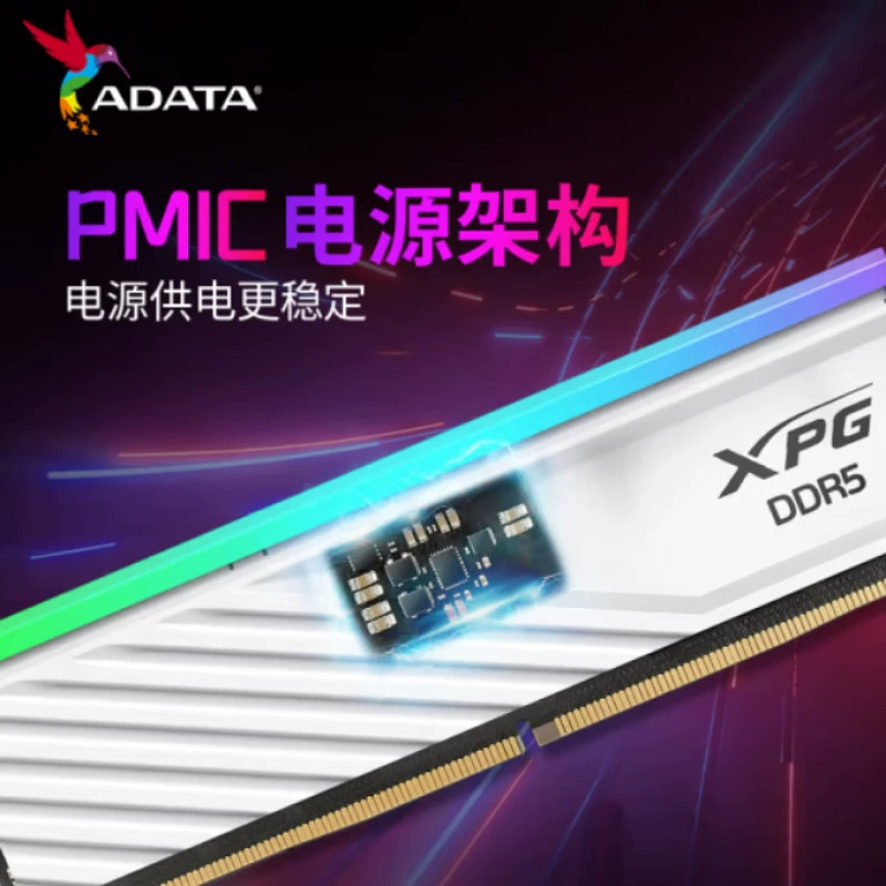 Оперативная память XPG D300G DDR5 6000 МГц, 16/32 ГБ, RGB радиатор, on-die ECC
