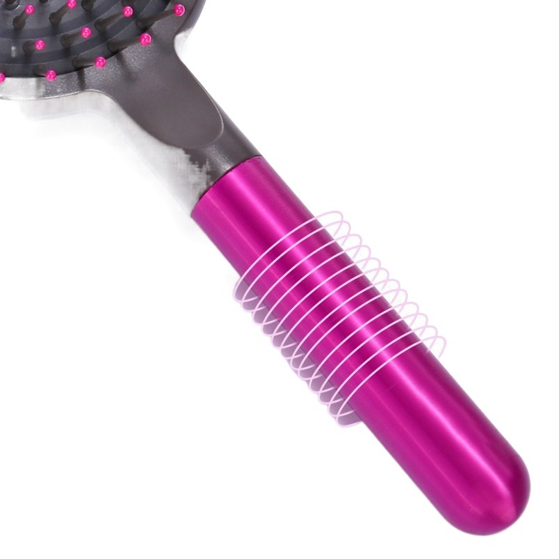 Peine de colchón de aire de estilo explosivo de Amazon, el mismo estilo de Peine de peluquería regrabado para niñas Peine de airbag de masaje antiestático para el hogar