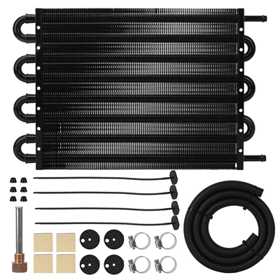 Rows 8 Rows, car radiator - 8-rows-black