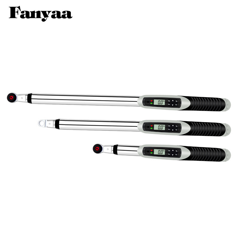 台湾Fanyaa可换头扭力扳手工业数显扭矩扳手±1%精度电子力矩扳手