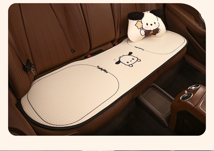 Cute Car Seat Cushion for Women, Universal Car Seat Cushion for All Seasons, Cartoon Car Cushion Seat Cover, Stereo Ears, Pacha Dog