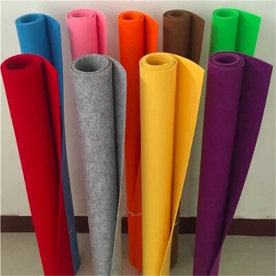 彩色羊毛毡无纺布diy毛毡包杯垫墙饰吸音防震阻尼手工毡布|ms
