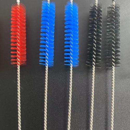 Test tube brush bottle nipple brush accessories stainless steel water bottle mouth brush cleaning brush cleaning colorful brush large quantity and favorable price