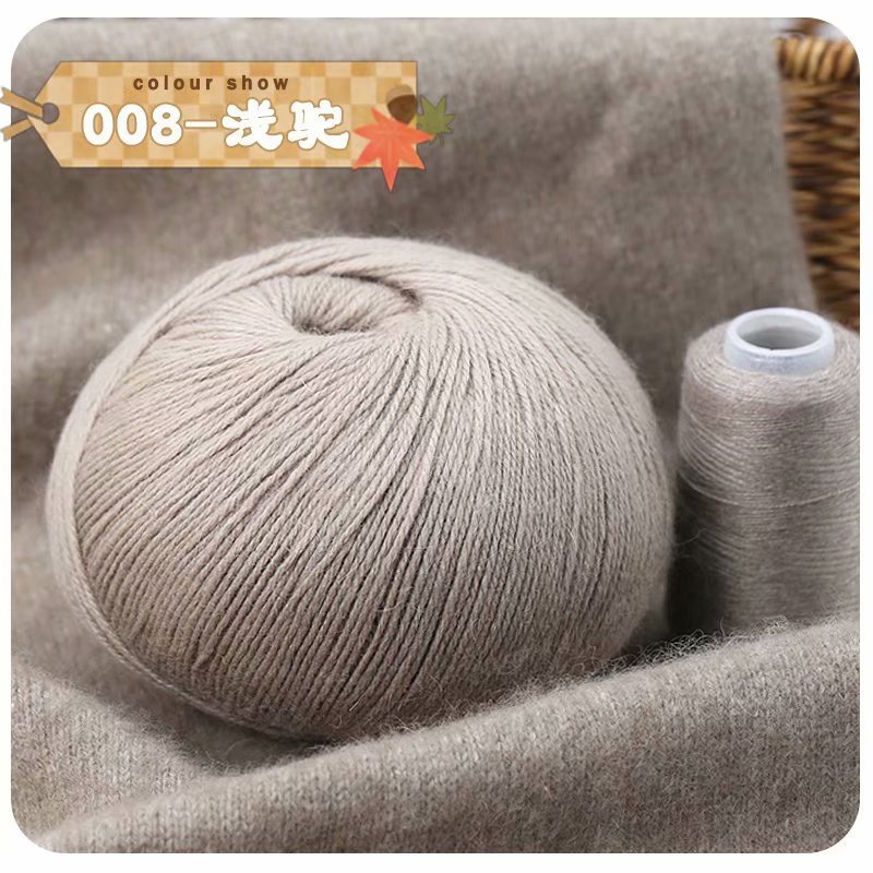 Lavado sin encogimiento Hilo de Cachemira de 3 hilos tejido a mano suave y ajustado bufanda de bebé sombrero abrigo hilo tejido a mano lana tejida a mano