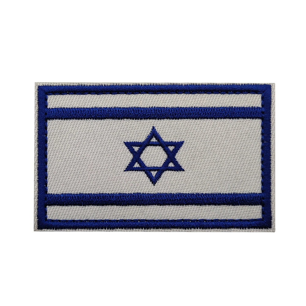 Asian flag Israeliflagspatch Israel flag cloth Velcro armband embroidered patch badge