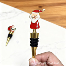 圣诞酒瓶塞红酒塞食品级塑料酒瓶塞密封塞圣诞节酒瓶塞礼品酒盖