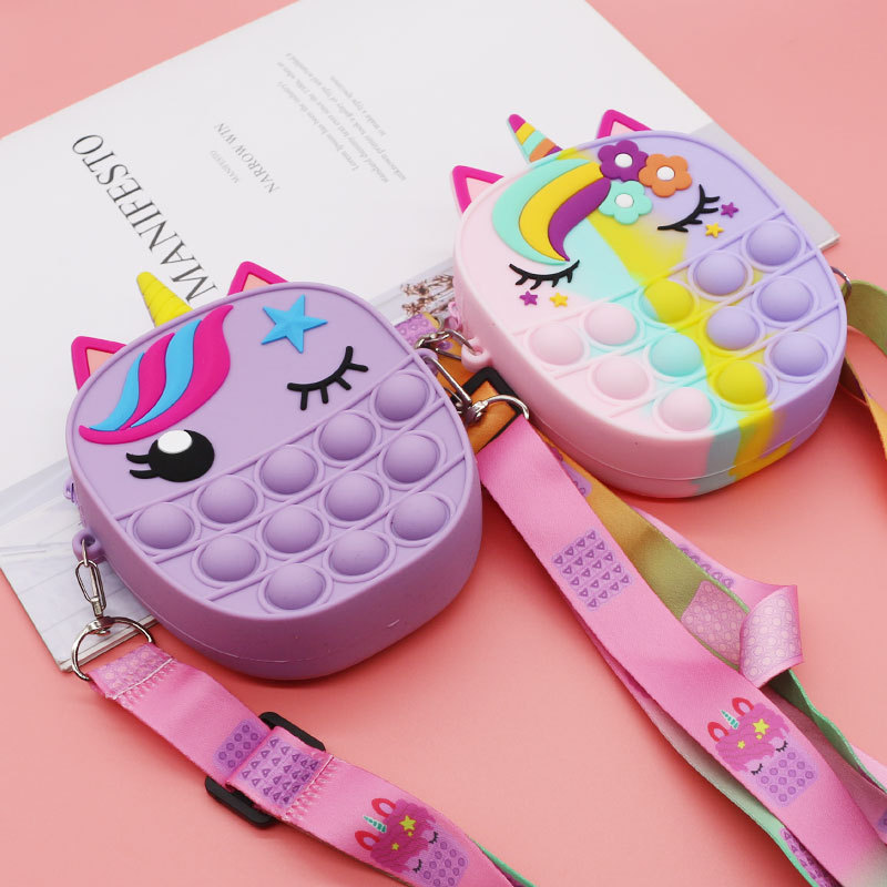 Ratón asesino Pioneer hombro bolsa de prensa lindo mensajero bolsa niños bebé cintura bolsa moda bolsa de silicona