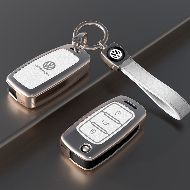 Suitable for Volkswagen key cover Lavida Sagitar Magotan Lingdu Bora Tiguan polo Tuyue id3 metal case buckle Suitable for Volkswagen key cover Lavida Sagitar Magotan Lingdu Bora Tiguan polo Tuyue id3 metal case buckle
