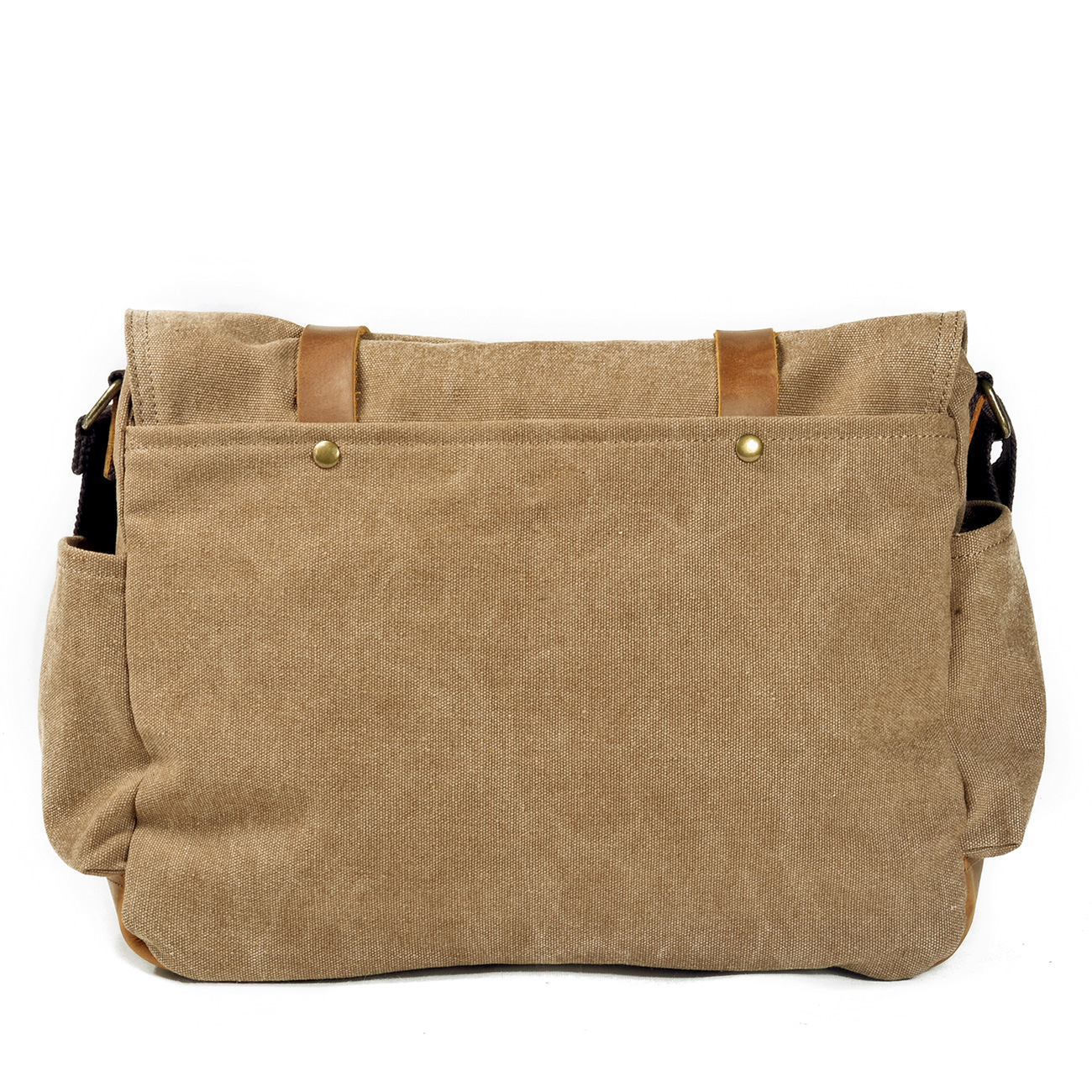 Męska codzienna płócienna torba artystyczna retro na jedno ramię skórzana torba typu crossbody damska prosta torba listonoszka torba na komputer_voghion.com