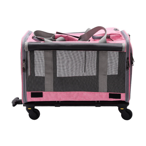 New cat and dog bag, portable pet trolley case, breathable, detachable, foldable dog bag, large capacity suitcase