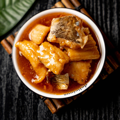 Wholesale Grilled Eel Canned Food, Ready-to-Eat Seafood Canned Food 120g, Drop-Shipped Seafood Product, TV Fast-Eating Eel Canned Food