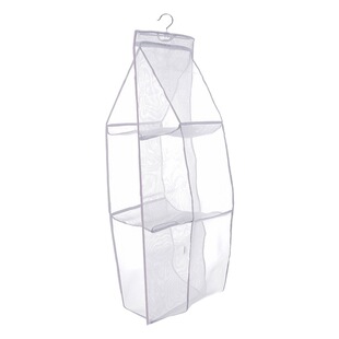 Grid Bag Storage Hanging Bag Wall Hanging Dormitory Hanging Bag Shelf Door Rear Bag Storage Rack Dustproof Storage Bag