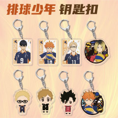 アニメアクリルキーホルダーペンダントバレーボール少年1日翔陽影山飛雄キャンパス周辺アクセサリー