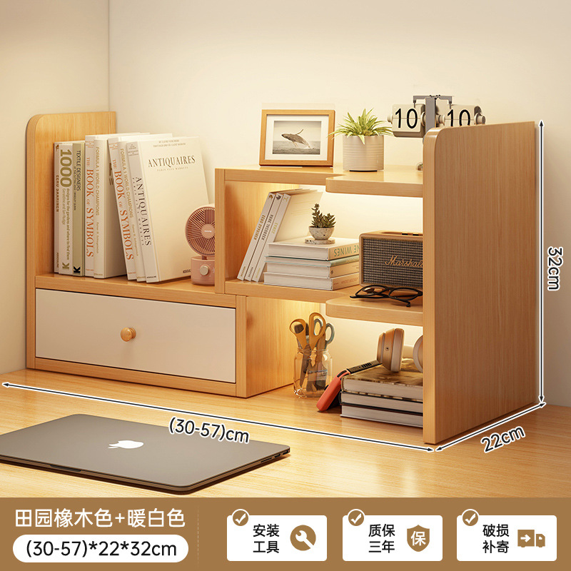 Estante de esquina de escritorio, escritorio de escritorio, armario de escritorio, estante de libro de escritorio, estante de almacenamiento de escritorio simple multicapa, estante de libros