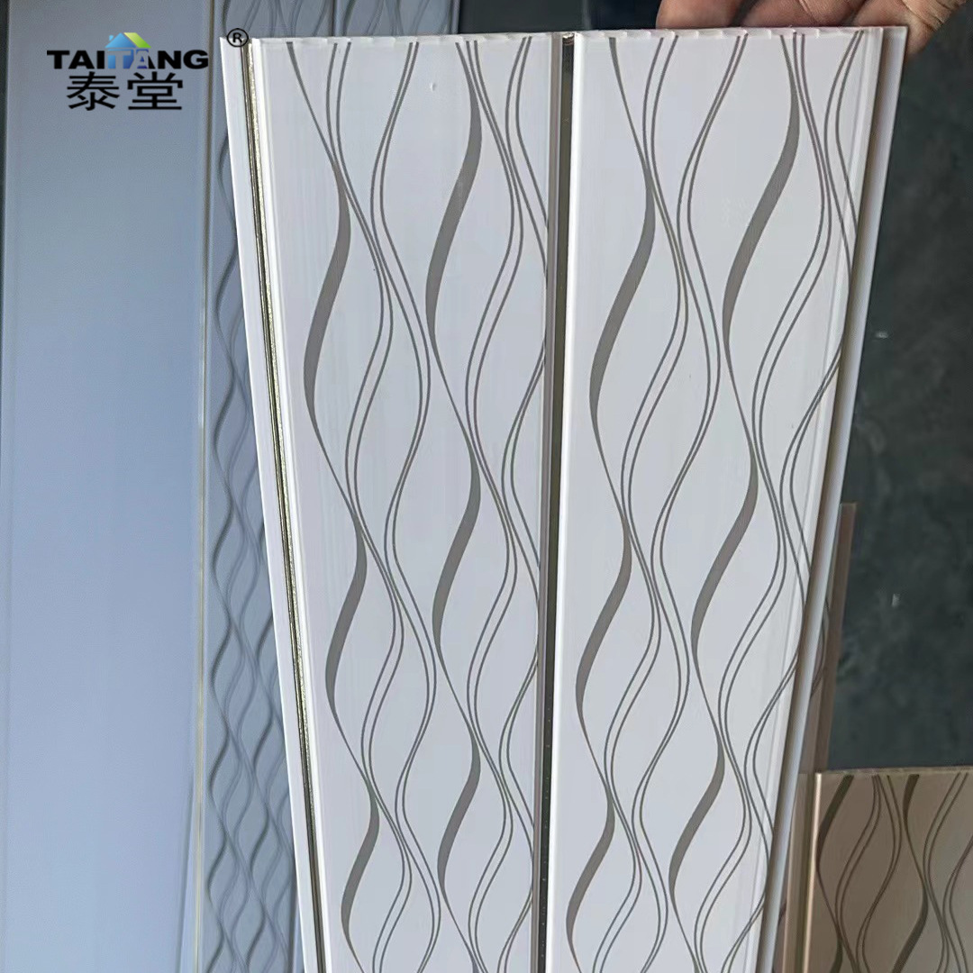 200X8X5950Mm Filipinas Pvc panel de pared interior impermeable Pvc techo mate