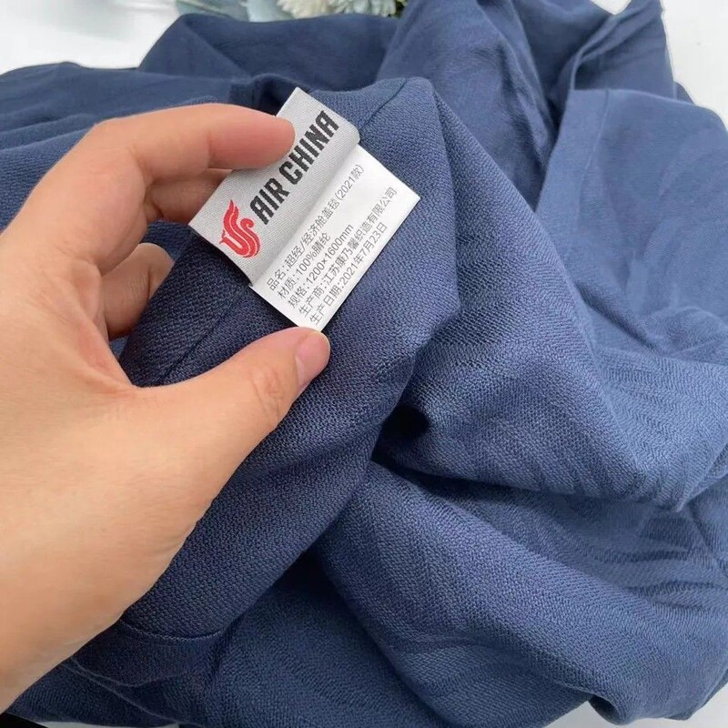 【公式正規品】航空機用ダークブラウンブランケット、夏用涼感ブランケット、昼寝ブランケット、車用ブランケット、ショール、膝当てブランケット|undefined