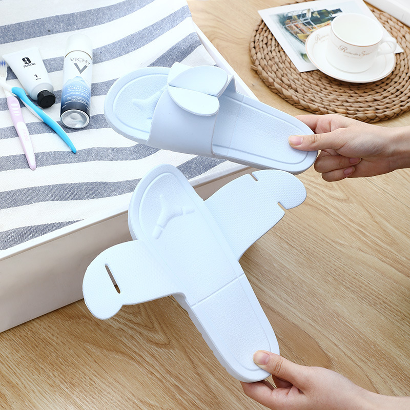 Creative portable slippers women's summer travel business trip folding outdoor swimming hotel non-slip home girl's cool slippers Creative portable slippers women's summer travel business trip folding outdoor swimming hotel non-slip home girl's cool slippers