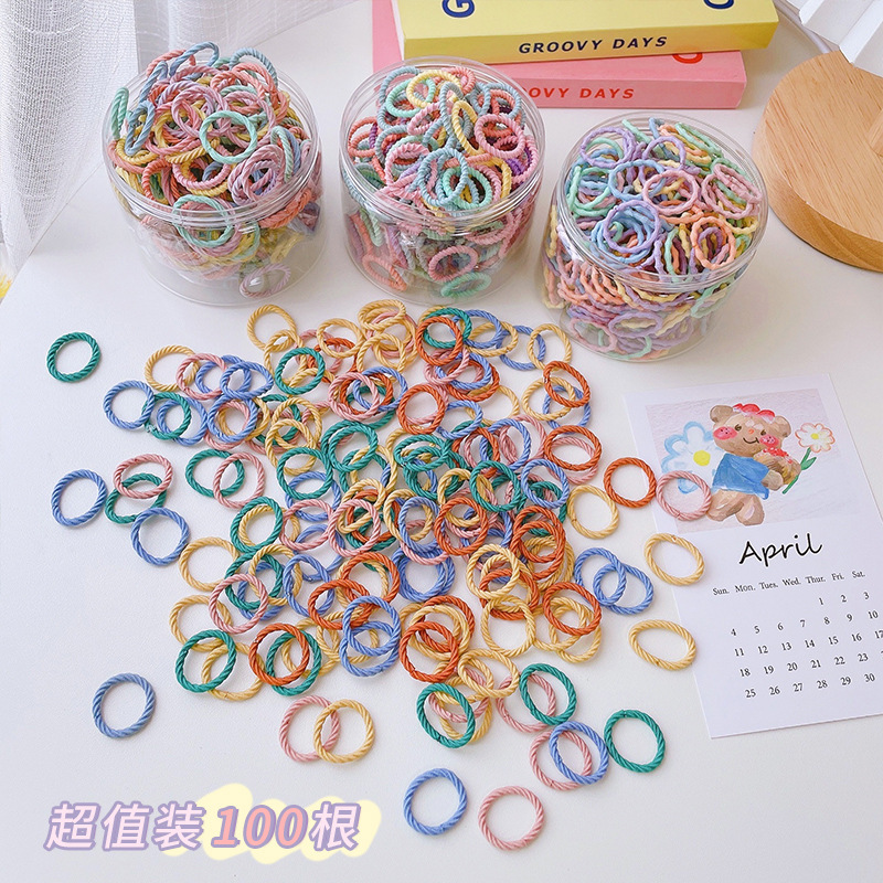 Tie Head Thumb Hair Band Does Not Harm Children's Hair Accessories Rubber Band High Elastic Korean Girls' Head Rope Baby Rubber Band