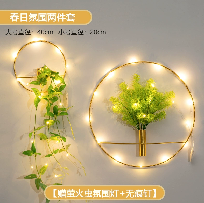 Настенная зеленая насажденная настенная гидропонная ваза на гостиной