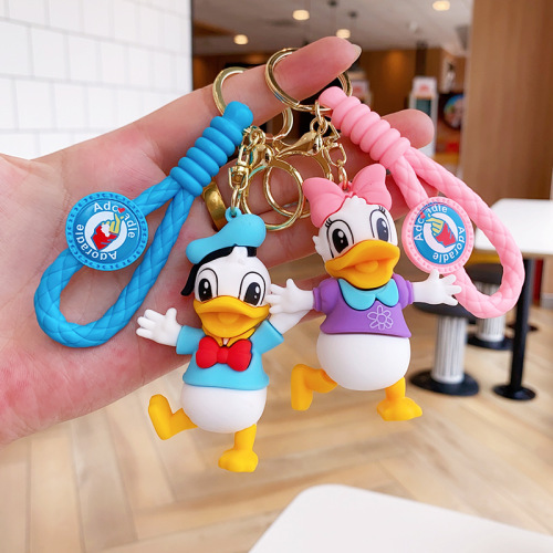 Minnie Mickey Cartoon Doll Keychain Cute Donald Duck Pendant Pendant Mobile Phone Keychain Couple Small Gift
