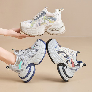 Women's Shoes Spring Summer Autumn New 8cm Inner Height Thick Sole Torre Shoes Women's Casual Single Shoes Women's Shoes All-match