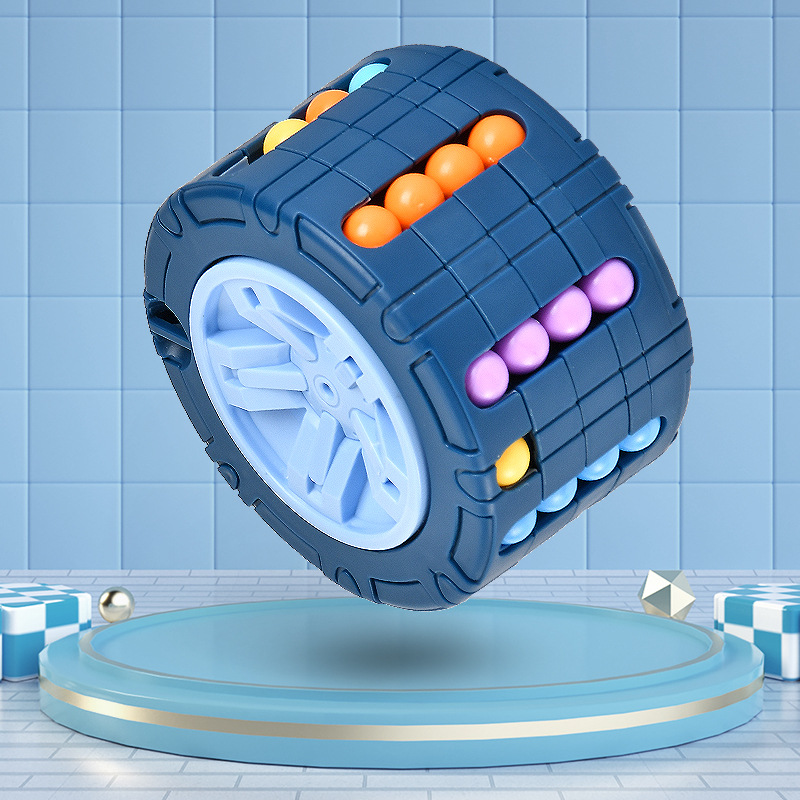 Transfronterizo educativo infantil giratorio Magic Bean jugando cerebro educación temprana pensamiento entrenamiento BOLA MÁGICA juguete de descompresión de la yema del dedo