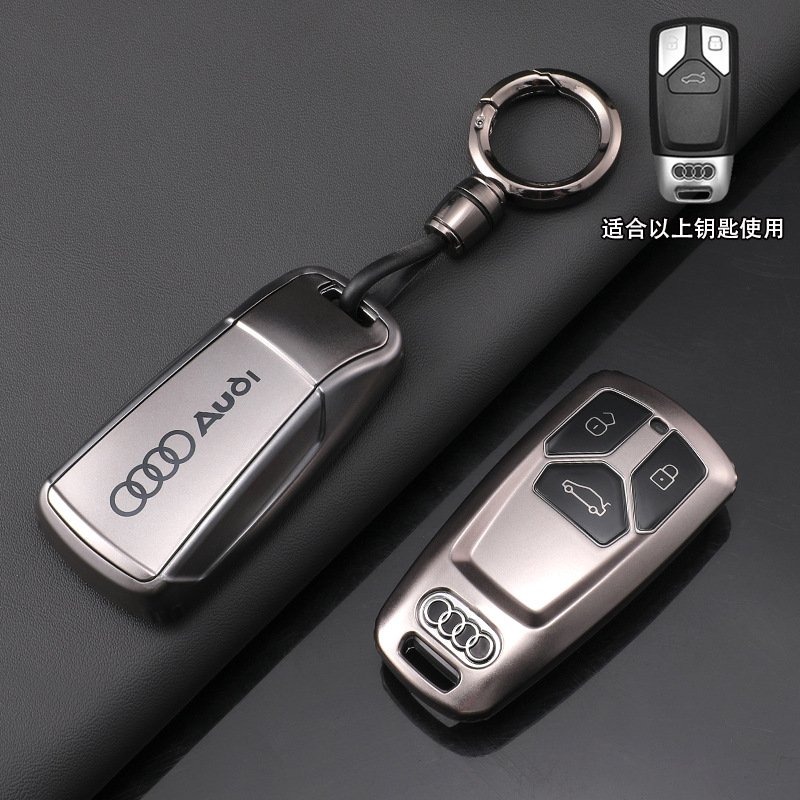 New Audi A6L Car Key Cover A7L Luxury A3 Dynamic Type Q8/Q4 Shell Q7/A8 Full Cover Q6 High-End Business