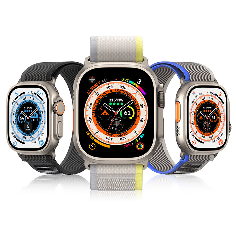 Adecuado para applewatch nylon tejido Apple Watch banda iwatch8 Wild Trail banda de reloj universal image 6