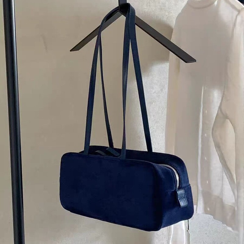 Small Dirty Cabinet Early Autumn Suede Exquisite Underarm Bag Large Capacity Elegant Boston Bag Fashion Horizontal Shoulder Bag