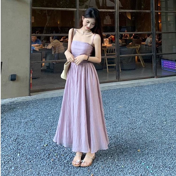 Diamond Chiffon Lim Set Retro Sling dress Summer Palace Elegant Daily Wear Light Luxury Mesh Dress Diamond Chiffon Lim Set Retro Sling dress Summer Palace Elegant Daily Wear Light Luxury Mesh Dress