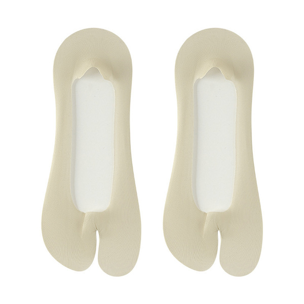 Summer thin cotton silk invisible Tabi low-cut