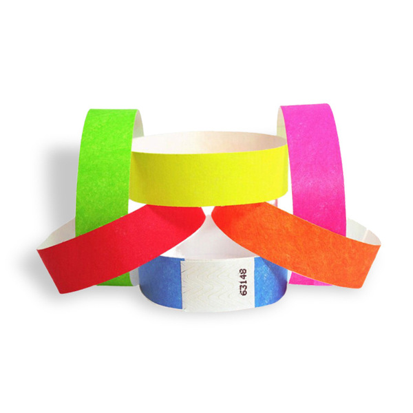 Disposable synthesized school bracelet for amusement parks