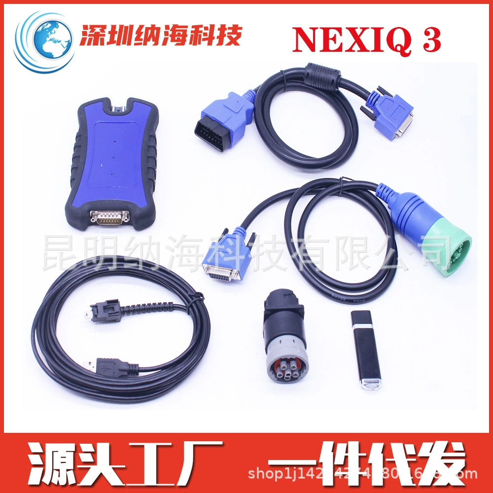 NEXIQ 3 USB Link Bluetooth с 6-контактным адаптером, программное обеспечение SSD, детектор двигателя грузовика