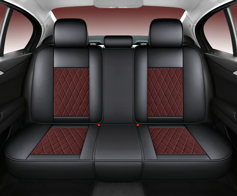 Cross-Border Foreign Trade Technology Fabric Car Seat Covers and Cushions, Universal for All Seasons, Full Surround Car Seat Covers and Cushions