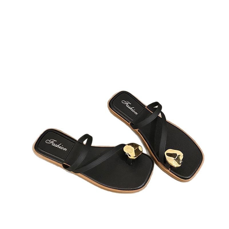 2023 nuevas zapatillas de estilo coreano sandalias antideslizantes de fondo grueso para mujer Zapatillas de desodorante antideslizantes diarias de verano para mujer