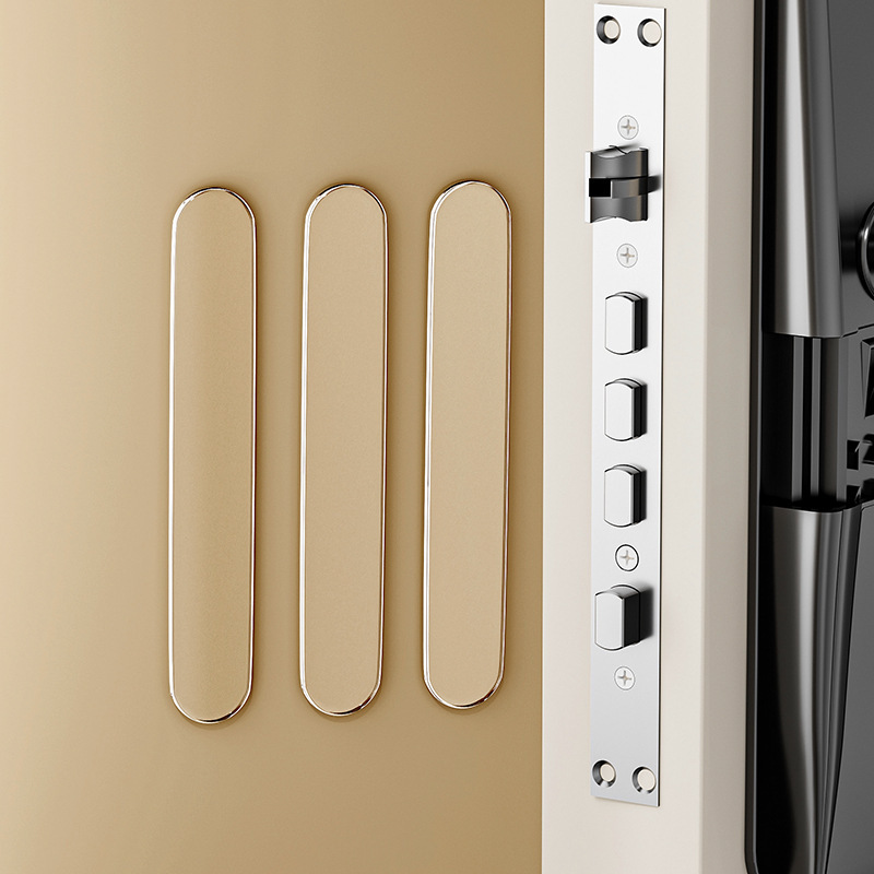 Door Handle Pvc Anti-Collision Sticker Refrigerator Door Rear Anti-Collision Pad Transparent Wall Traceless Anti-Collision Artifact Cabinet Door Anti-Collision Strip