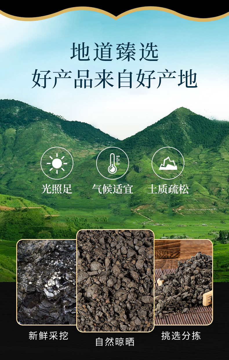 Ci Shi (Magnetite) — Calcined Magnetite Powder & Decoction Pieces, Dried Mineral Herb overview