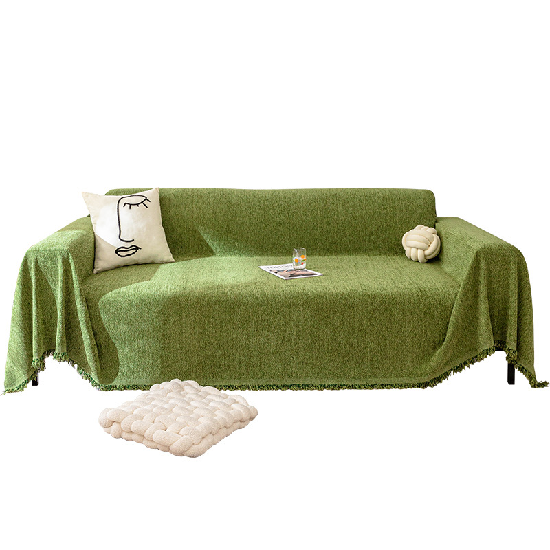 Herringbone 2024 nueva toalla de sofá de cubierta completa cuatro estaciones de alto nivel general todo incluido sofá cubierta mantas de sofá